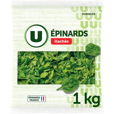 Epinards hachés U 1kg
