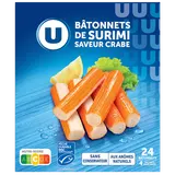 Bâtonnets Surimi saveur crabe MSC - x24 384g