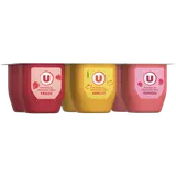 Mousse au fromage frais sucré aux fruits - 6x74g