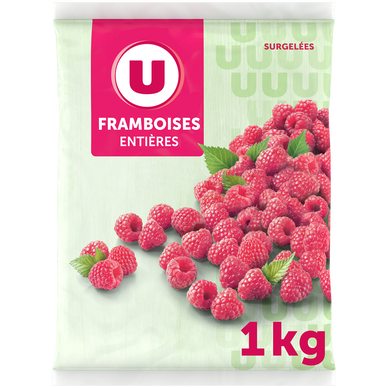 Framboises entières 1kg