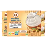 Fromage blanc nature sucré U 8x100g