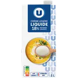 Crème UHT liquide 18%mg - brique 1L