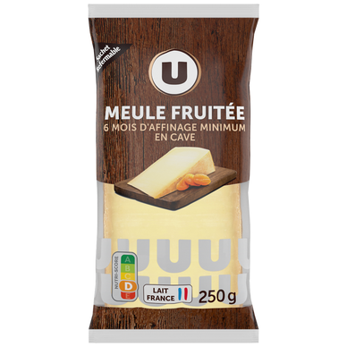 Fromage au lait pasteurisé Meule fruitée 35% de MG, portion de 250g