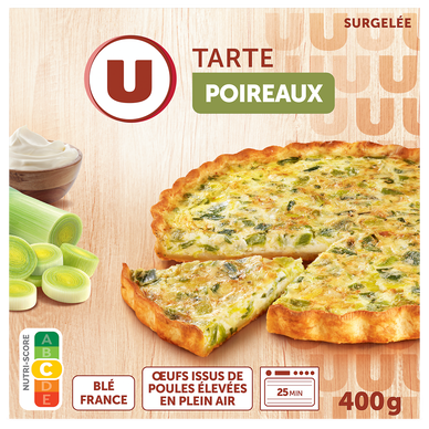 Tarte aux poireaux  400g