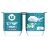 Lait fermenté au lait entier au bifidus nature U 4x125g