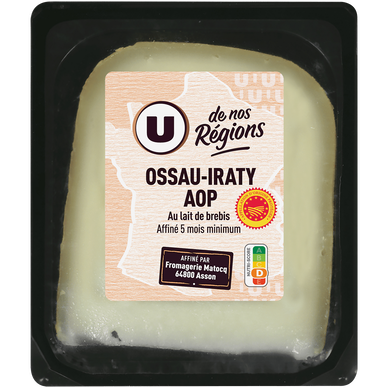 Pur brebis au lait pasteurisé Ossau Iraty AOP  35,5%MG 180g