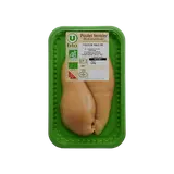 Filet de poulet fermier jaune bio,  France, 2 pièces
