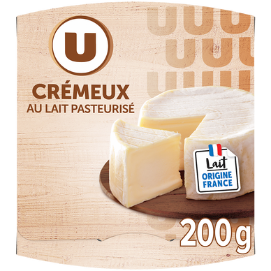 Fromage Délice Crémeux au lait pasteurisé  37% de MG, 200g