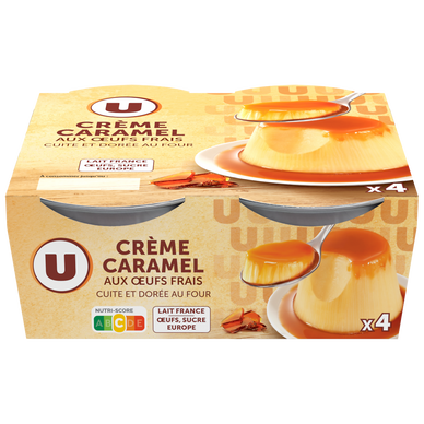 Crème caramel  4x100g
