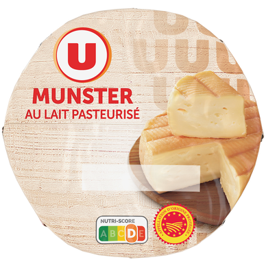 Petit Munster AOP au lait pasteurisé 29% de MG, 200g