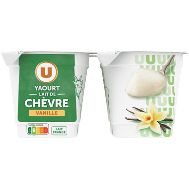 Yaourt au lait de chèvre à la vanille  4x125g
