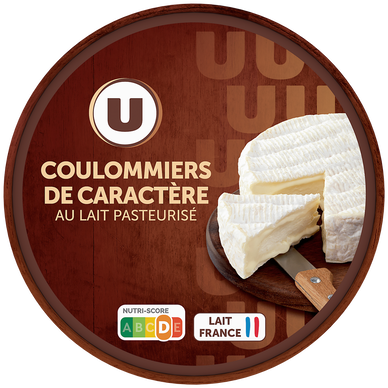 Coulommiers de caractère au lait pasteurisé  23% de MG, 350g