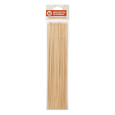 Brochette en bambou 30cm x50