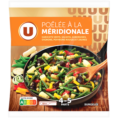 Poêlée méridionale au mélange de légumes  sachet de 1kg