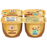 Crème dessert duo saveur vanille caramel 4x125g