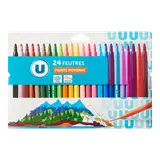 Stylo Feutre Pointe moyenne x24