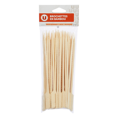 Brochette en bambou 18cm x50