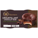 Croustillant au chocolat noir et coeur amandes noisettes, 2x80g