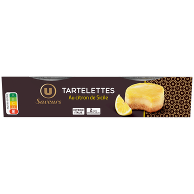 Tartelettes au citron de Sicile  2x80g