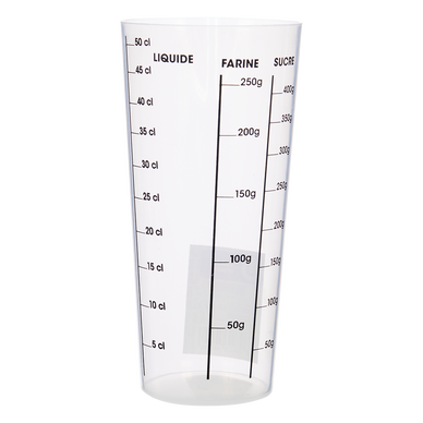 Verre doseur en plastique 500mL