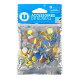 Punaise couleur x120 coloris assortis
