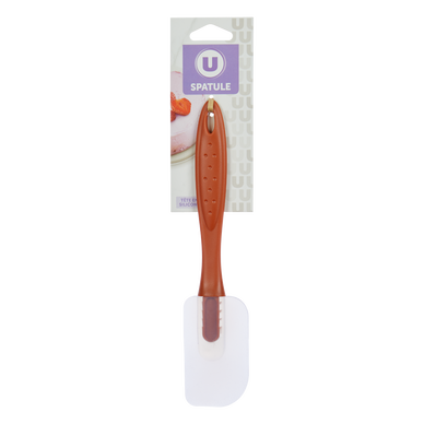 Spatule en silicone et manche plastique