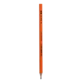 Crayon de papier graphite HB corps orange fluo