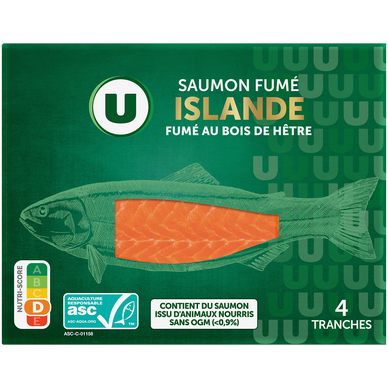 Saumon fumé Islande - 4 tranches 140g