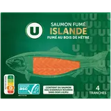 Saumon fumé Islande - 4 tranches 140g