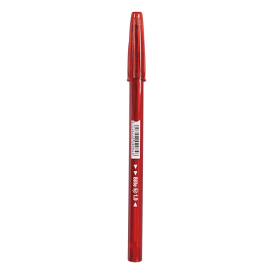 Stylo bille pointe moyenne 1,0mm rouge