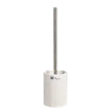 Brosse WC + Support - Blanc