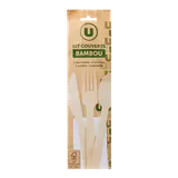 Set couverts en bambou