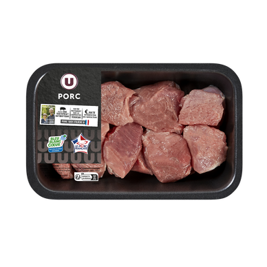 Sauté de porc,  France, barquette, 500g