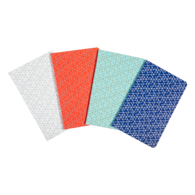Carnet piqûre 11x17cm 5x5 80g 96 pages assortis