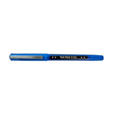 Stylo roller pointe aiguille 0,5mm bleu
