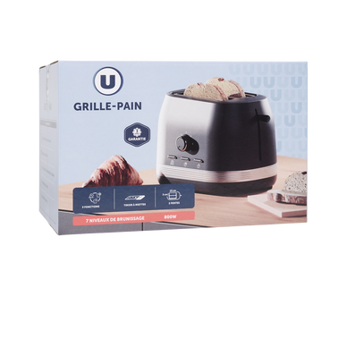 Grille-pain 2 fentes U BR-1063MU
