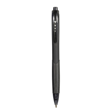 Stylo bille rétractable corps soft touch noir