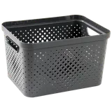 Panier de rangement gris - 16L