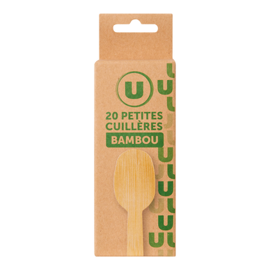 Cuillère pour verrine en bambou x20