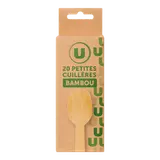 Cuillère pour verrine en bambou x20