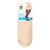 Lot de 3 paires de mi-bas voile lycra satine 15 deniers