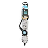 Bloc 4 prises 16A + interrupteur + 2 USB