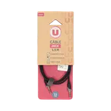 Câble jack U 3,5m/m 1,5m