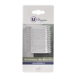 Anneaux De Douche transparent x12