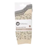 Lot de 3 paires de mi-chaussettes fantaisies peau de betefemme