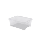 Boîte de rangement + couvercle 17L transparent