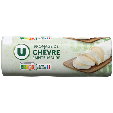 Fromage au lait pasteurisé Bûche de chèvre Ste Maure  23%mg, 200g