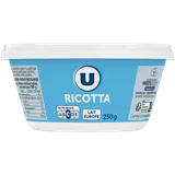 Ricotta au lait pasteurisé  9% de MG, 250g