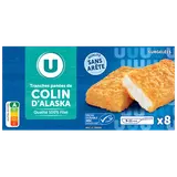 Panés de colin d'Alaska  8 unités, 400g