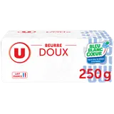 Beurre doux 82%MG Bleu Blanc Coeur, plaquette 250g